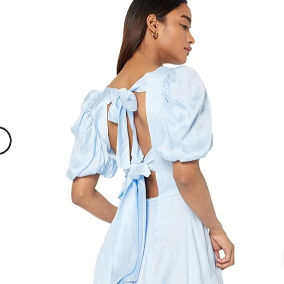 BNWT!BARDOT Poppy Tie Back Midi Dress - Picture 3 of 11